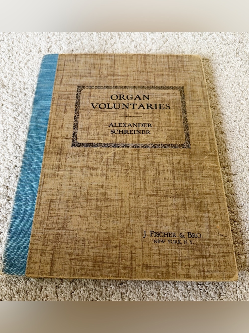 Organ Voluntaries Music Book by Alexander Schreiner (J. Fischer & Bro, 1937)